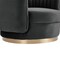 Armen Living Davy Dark Gray Velvet Swivel Accent Chair LCDVCHGREY - alternate 5